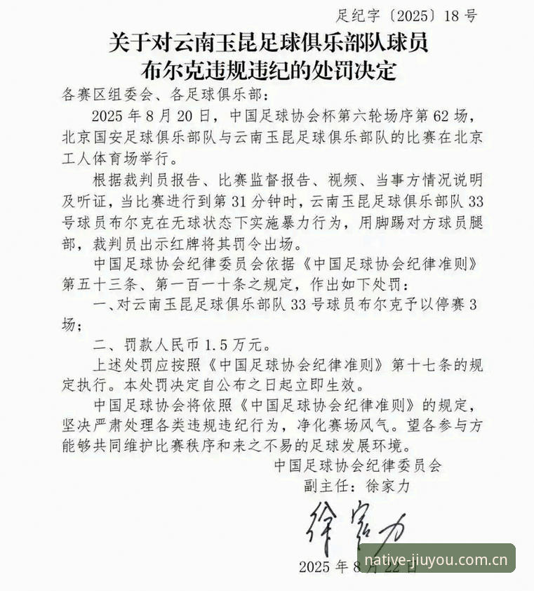 揭秘足协第三批禁足风暴：17人终身出局、48人禁赛背后，九游娱乐平台本土玩家为何更该回到公告原文
